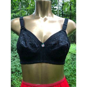 sz small sexy black lace pink rose adjustable stra